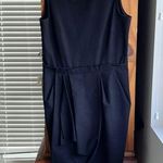 Gorgeous European designer black dress with amazing detail Size 12 Photo 0