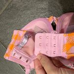 Savage X Fenty Orange & Pink Gingham Checkered Low Balconette Bra 36DD Padded Size undefined Photo 5