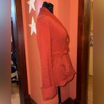 Vintage 70’s Skiva INT Women's Rust Sweater with Belt Orange Size L Photo 4