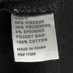 Madewell  Screenplay Knit Skater Dress Black Ponte Cap Sleeves Pockets S Photo 5