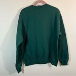 Jerzees  Women’s Green Quilt Star Crewneck Sweatshirt Medium Photo 5
