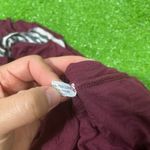 Collegiate Outfitters Vintage Y2K Maroon & Zebra Print Skirt Womens Size XL Ruffle Tiered‎ Tube Top Photo 5