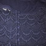 Crescent  by Stitchfix size medium navy blue top Photo 4