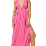 l*space NWT! L* Rafael Maxi Cover-Up in Begonia - Size Medium Photo 2
