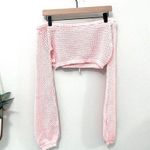Tularosa NWT REVOLVE Andy Off Shoulder Sweater Pink Long Sleeve Size M Photo 7