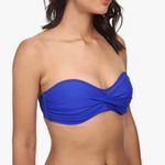 Body Glove Sienna Bandeau Bikini Top Twist Front Blue Smoothies Swim Top XL Photo 1