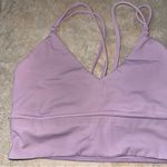 Lululemon  Uncaged Bra in Violetta Light Purple Size 6 Lilac Sports Bra Strappy Photo 3