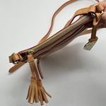 Dooney & Bourke Women's Leather Pink Tan Heart Valentines Crossbody Bag Photo 2