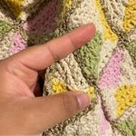 Anthropologie Guinevere Crochet Diamond Cap Sleeve Top Y2K Cottagecore Whimsical Photo 5