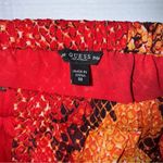 Guess Red and Orange Smocked Blouse for Cocktail Evenings Photo 1