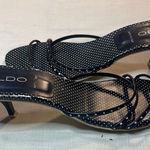 ALDO Black Polka Dot Women's Sandals Photo 0