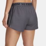 Under Armour Shorts Women’s Freedom Play Up Knit in Grey NEW with Tag W1669 Sz L Photo 2