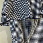 Kona Sol one piece swimsuit gingham plaid ruffle preppy classic removeable straps beach Photo 10