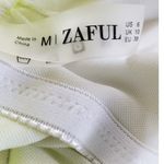 Zaful  Swim Suit One Piece Plunge Swim Suit Size Medium 6 Bright Yellow Photo 2