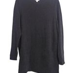 J.Jill  Pure Jill Dark Charcoal Soft Touch Cotton Long Sleeve Top Size M Photo 0