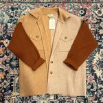 Entro Color blocked ribbed sweater jacket Photo 5