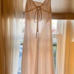 Polka Dot Maxi Dress White Size M Photo 1