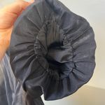 EXPRESS Black Dress Puff Sleeve Top Photo 8