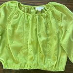 Velvet By Graham & Spencer Top In Yellow size M Size M Photo 3