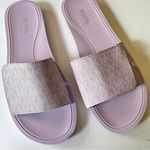 Michael Kors Women's Secure Straps Slide Sandal Sz 9 Purple Photo 1