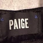 Paige  Hoxton ankle size 32 black crushed velvet jeans skinny excellent $197 Photo 6