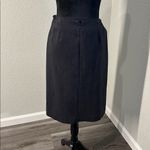 Vintage INC International Concepts Charcoal Long Blazer and Skirt Suit Black Size 6 Photo 7