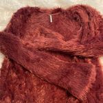 Free People Fancy Long Sweater size M length 48” bust 32” so fluffy & beautiful Photo 15
