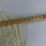 Goddess Strapless Longline Bra Bustier Corset Off White Lace Sz 44B Vtg 60s Photo 1