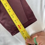 Lululemon All Meshed Up Leggings Maroon Pink Mesh Womens 8 Yoga Activewear Purple Photo 2