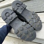 Marc Fisher Amita 2 Ankle Lace Up Combat Chunky Puffer Boot Black Lugged Sole Photo 3