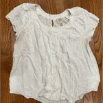 st. john's bay  Cream Textured Blouse Photo 2