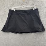 Lululemon  Play Off The Pleats Skirt Skort Black Athletic Tennis Women's 10 Photo 1