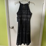 London Times NWT -  Cocktail Dress Black and Nude Photo 6