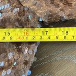 Worth Brown Sequin Blouse‎ Photo 11