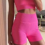 Oceans Apart Active Neon Pink Shorts Photo 0