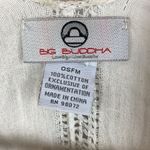 Big Buddha  Ivory & Gray Print Fringe Cape Poncho Top OS Photo 8