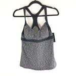 Tyr. Womens Sonoma Ambu Tankini Top Built In Bra Contour Cups Striped Gray L Photo 2