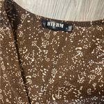 Chic Brown Floral Maxi Dress Photo 5