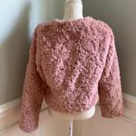 Line and Dot  Conrad Mauve Faux Fur Jacket L Photo 2
