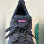 Hokas Clifton 8‎ Running Sneakers Navy Blue Teal Pink Photo 3