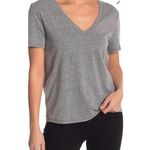 BP NWT Grey V-Neck Short Sleeve Top - Small Photo 0