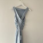 Reformation Nwt Casette Blue Silk Dress Photo 7
