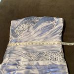 Women’s Strapless Lilac/Silver Formal Prom Party Dress Corset Back Size 16 *READ Photo 5