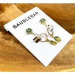 BaubleBar NWT Pineapple and Palm Tree Earring Set Photo 3