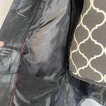 East 5th Black Genuine Leather Longline Boyfriend Leather Jacket Size Small Photo 9