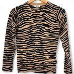 Hobbs London | XS Women's Wool Knit Pullover Sweater Tiger Animal Print Stripes Photo 0