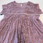 Torrid NWT Lilac Purple Stretch Lace Pockets Skater Dress Size 4X Photo 10