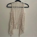 it's our time It’s Our Time Cream Boho Festival Prairie Western Crochet Fringe Bottom Photo 3