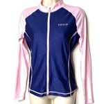 Tesla  navy pink full zip scuba lightweigh jacket M Photo 0