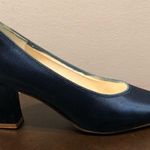 Evening Shoes : Satin midnight Blue Pumps Photo 0